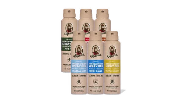 Spray Deodorant 6-Pack
